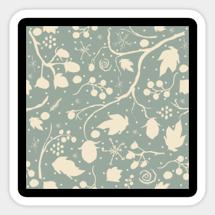 Sweet Winter Pattern Sticker